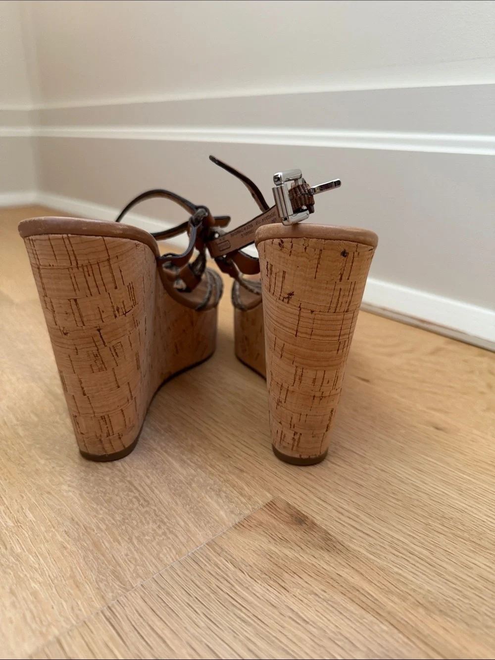 Coach wedge sandals